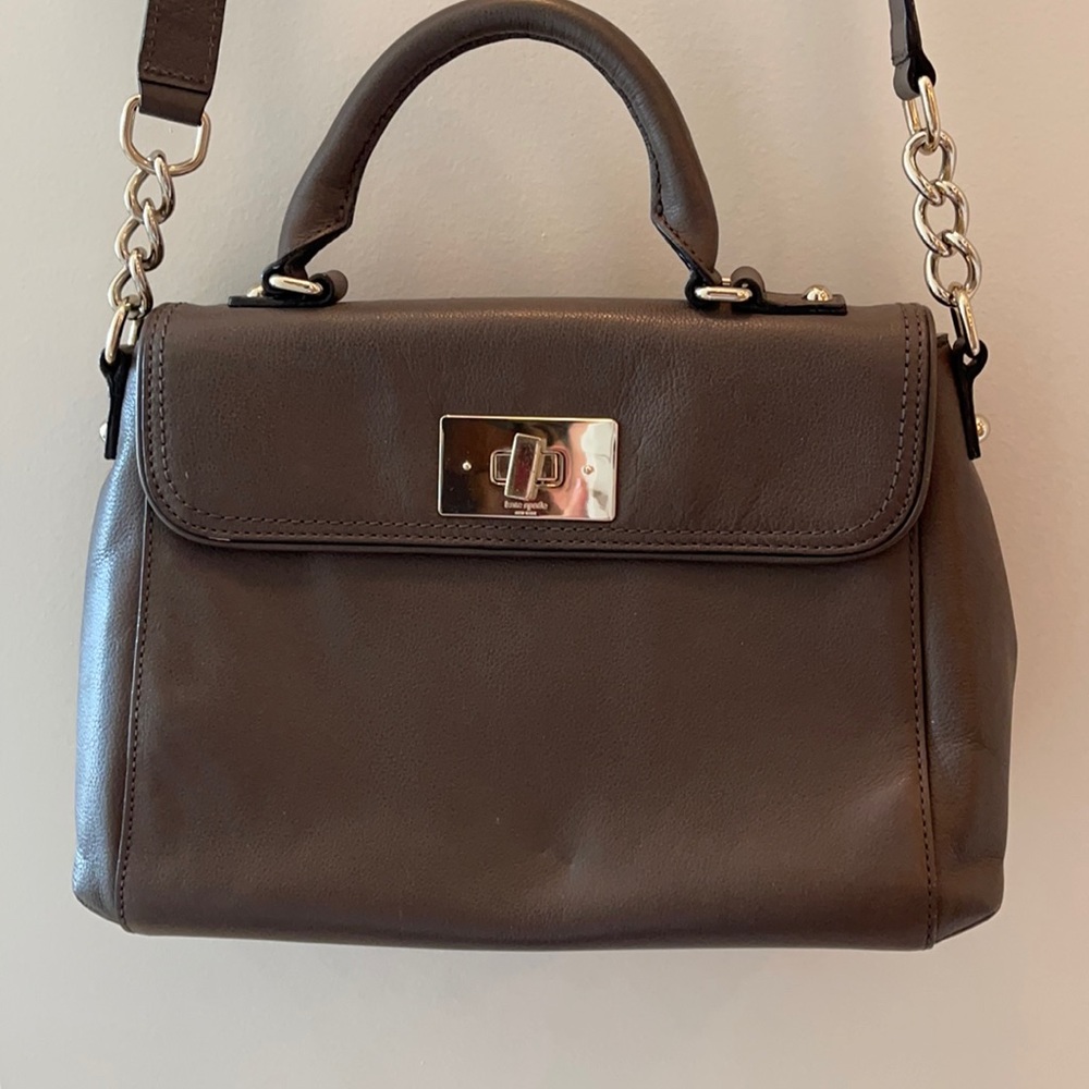 Kate Spade French Grey Crossbody Bag